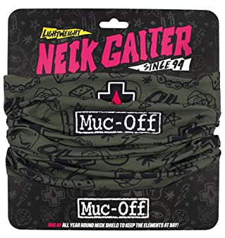Muc-Off Multifunktionstuch Winter Lightweight Neck Gaiter Punk, grün, MU-ACC-2726