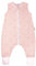 MOYO Baby Schlafsack mit Füßen I Rosé mit Blüten I Atmungsaktiver Babyschlafsack 1.0 TOG in 100cm I Schlafsack mit Beinen aus 100% Bio-Baumwolle I GOTS-Sommerschlafsack für Babys & Kleinkinder
