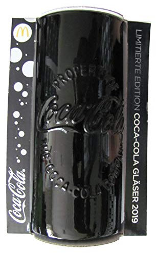 Coca C o l a & Mc Donald´s - Edition 2019 - Glas - Farbe Schwarz