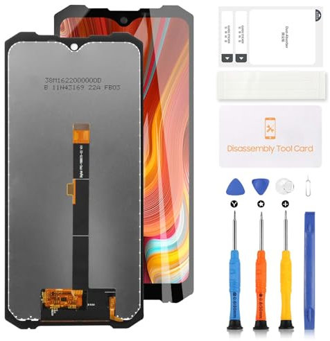 LCD Display für Doogee S96 PRO LCD-Bildschirm für Doogee S96 PRO 2020 LCD-Display Touchscreen Montage Ersatzteile aus Glas Digitizer mit Werkzeugen (6,22 Zoll, Schwarz)