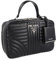 Prada Damen Schwarz Leder Schultertasche 1BH119