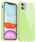 Svanove pour iPhone 11 Coque Silicone, Mince Étui Pure Color Smooth Rubber Gel Original, Souple TPU Étui Slim Antichoc Protection Cover, Pastel Vert