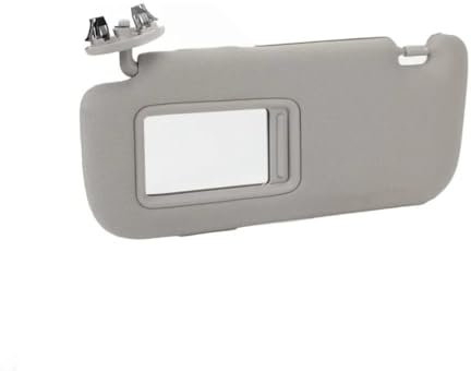Parasol De Coche For Lado para Toyota para Auris para Corolla 2007-2013 Visera Interior del Automóvil con Espejo Parasol Gris Beige Lado Izquierdo Derecho del Pasajero Viseras Parasol(Grey Left)