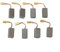 Kohlebürsten 6,5 x 8 x 14 mm für Bosch Winkelschleifer GWS 7-100 7-125, Winkelschleifer, Elektrowerkzeuge, Motorbürsten, 8 Stück