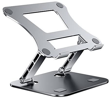 Ldabrye Supporto per computer portatile pieghevole Staffa per notebook in lega di alluminio regolabile per 10-17 pollici portatile Notebook PC Supporto di raffreddamento