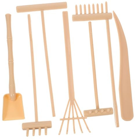 SEWOART Ensemble De 7 Râteaux De Jardin Zen Outil De pour Jardin Accessoire Décoratif pour Sable Plastique pour Salon De Thé