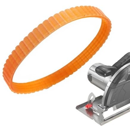 Electric Planer Drive Belt, Woodworking Electric Planer Drive Drive Belt, Driving Belt,(Orange 255MM)