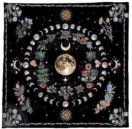 AYPOHU Astrologie Tarots Tischaltar Tuch Metaphysische Brettspielmatte Pendel Weissagungen Tischdecke Brettspiel Kartenpad