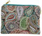 Kosmetiktasche mit Paisley-Muster – Praktisches Etui für Make-up, Schmuck und Accessoires, Reißverschluss und Robustes Design, Größe 22x15cm ARTEBENE
