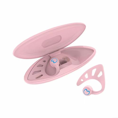 URPIZY Niedliche Elfen-Ohren Kopfhörer: Kabellose BT Earbuds mit LED-Licht, Ladecase, Mehrere Farben(Rosa)