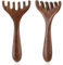 Gjinxi Lot de 2 masseurs de tête pour cuir chevelu - Gratte-tête portable - Relaxation et réduction du stress - Peigne de massage pour femme et homme - Pour la croissance des cheveux