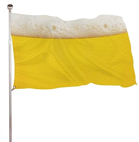 Flaggen 90X150Cm Bier Ist Meine Liebe Uv-Beständig Restaurants Außenbanner Durable Fahnen Für Haus,Drinnen
