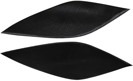 per Fiat per Bravo 2007+ Sopracciglia Fari Auto Palpebre Adesivi in ​​Fibra di Carbonio Rivestimento Fari