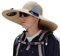 Generisch Sombrero de verano para el sol con ventilador integrado para trabajo al aire libre, pesca deportiva, ala ancha, diseño unisex transpirable, caqui, Talla única