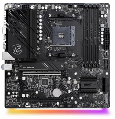 Game motherboard Fit For ASRock B550M PG RIPTIDE AM4 Motherboard B550 Support Ryzen 7 5800X3D/5600X/5700G PCIe 4.0 DDR4 WiFi M.2 RGB Micro-ATX