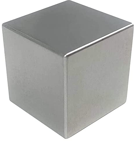 Wolfram-Würfel – Hochdichtes reines Metallelement für Laborexperimente, Sammlerstücke und Hobbys, 35 mm, Würfel mit fester Dichte für Wissenschaft und Bildung