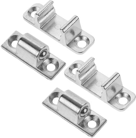 4 Stück Ersatzteilset Glasplatten mit Edelstahlverschluss