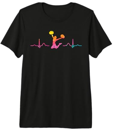 Cheerleaderin Mädchen jubeln Mama Liebe Cheerleading Premium T-Shirt