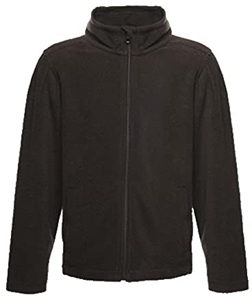 Regatta Brigade Ii Unisex Kinder Fleece-Fleece, schnelltrocknend, Durchgehender Reißverschluss,Black, EU 164
