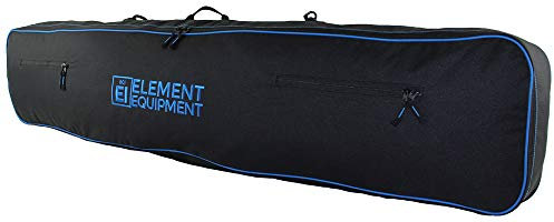 Element Equipment Snowboardtasche 165 schwarz/blau mit Schultergurt und Ausrüstungstaschen