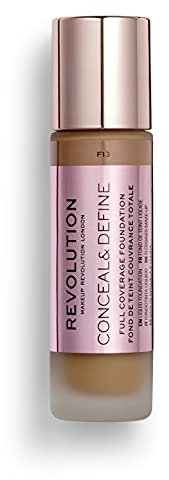 Makeup Revolution, Conceal & Define Grundierung, F14, 23ml