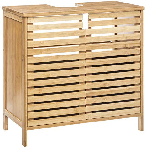 INSTANT D O Meuble sous lavabo en Bambou Sicela - 60 x H. 58,5 cm - Marron