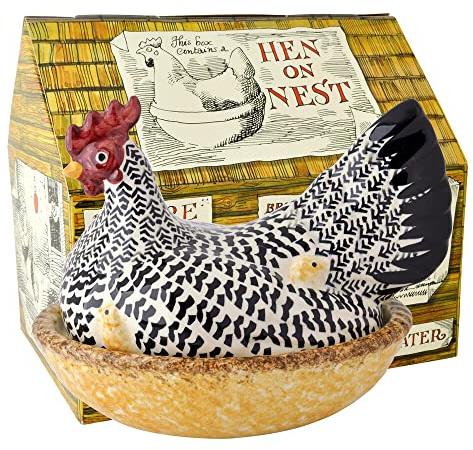 Emma Bridgewater Black Toast Silver Large Hen on Nest (Boxed)
