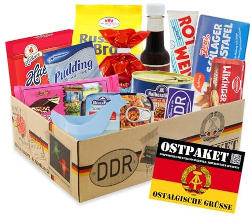 Ostprodukte Spezialitätenpaket DDR Ostpaket DDR Produkte Geschenkset Frau Geschenkbox Mann DDR Geschenkpaket