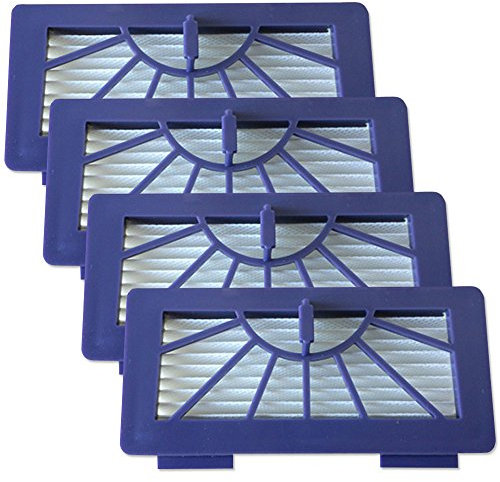 KIT - 4x Filtro HEPA Per Aspirapolvere adatti per Vorwerk Kobold Folletto VR 100, VR100 - Neato XV11, XV12,XV15, XV21, XV25, XV Signature