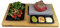 Black Rock Grill Cooking Set - Steak on Lava Stone, Hot Stone Cooking