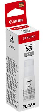 Canon GI-53 GY Bouteille d'encre, pour imprimante jet d'encre PIXMA MEGATANK, gris