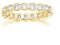 Zakk Eternity Ring Damen Ewigkeitsringe Vorsteckring 4mm Schmal Zirkonia Verlobungsringe Eheringe Trauringe Memoire Ringe (Gelbgold,53 (16.9))