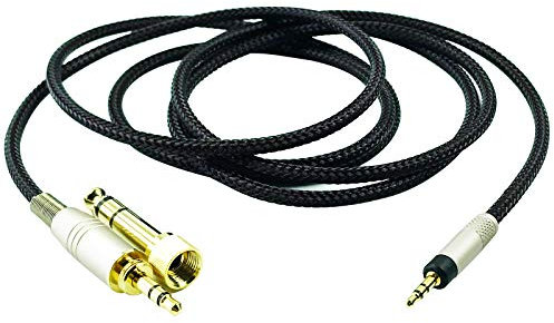 HansnBy Ersatz-Upgrade-Audiokabel, kompatibel mit Bose 700, QC25, QC35 II, QC35, QC45, QuietComfort 25, QuietComfort 35, Kopfhörer mit 6,35-mm-Adapter, 1,5 m