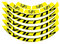 Bike di montagna for mountain bike for mountain bike S.Y.N.C.R.O.S Adesivo set di ruote Mtb Decali delle decalcomanie del cerchio decalcomanie for biciclette 27,5 pollici e 29 pollici accessori for bi