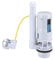 Dual Flush and Fill Toilet Cistern, 2 Inch Push-Type Wire-Controlled Split Drain Valve, Split Toilet Dual Flush Valves Push Button Fill Valve