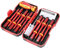 Roundsky 13 Pezzi Vde Isolato Cacciavite Set -V Alta Tensione 1000 V Magnetico Slot Cacciavite Torx Durevole Utensili Mano