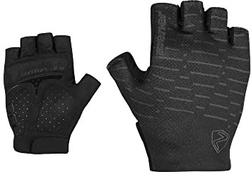 Ziener Damen Cammi Fahrrad/Mountainbike/Radsport-Handschuhe | Kurzfinger - atmungsaktiv,dämpfend, Black, 8