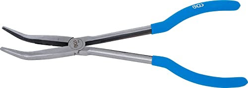 BGS Pince téléphonique - extra longue - courbée à 45° - 280 mm 4406