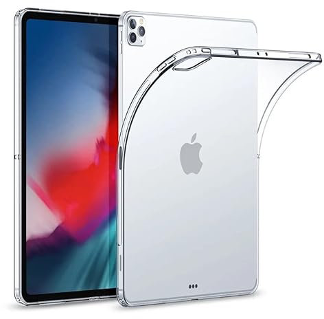 Demacia Asgens iPad Pro 11 Transparente Coque, Transparent Mince Silicone Souple TPU Antichoc Tablette Ordinateur Case pour Apple iPad Pro 11 Pouces 2022