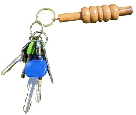 CRICKET-GIFTS Genuine Cricket Bail Keyring | Hardwood Design