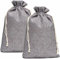 HERZWILD Jutesäckchen ca.25x35cm grau Säckchen Jutebeutel 8pcs Stoffbeutel Geschenksäckchen Sack Beutel f. adventskalender (grau-25x35cm-8pcs)