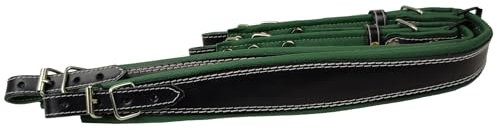 MS ACCORDION Kinder 5cm Akkordeon Schulterriemen Akkordeongurte Schwarz/Grün