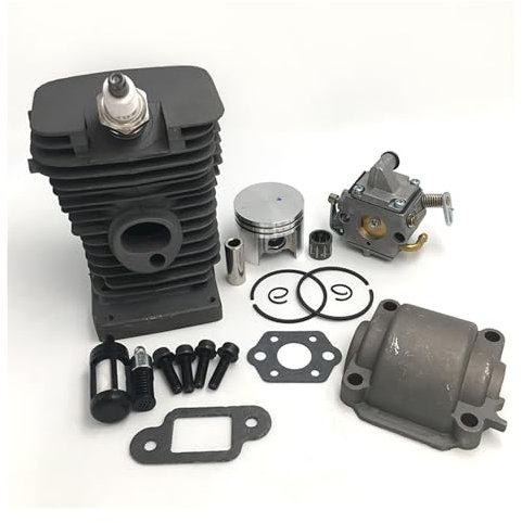 38mm Cilindro Pistone Carburatore Candela Kit for Stihl 018 MS180 MS 180 Motosega Motore Pan Bullone Viti Parti