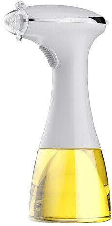 ONDIAN Botella de spray de aceite para el hogar, botella atomizada de aceite eléctrico para hornear ensalada (Color: Blanco, Tamaño: 350 ml)