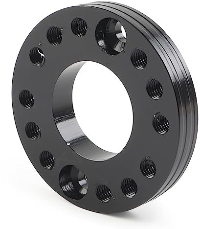 SIKUAI - Adaptador de carburador de carburo para motocicleta, placa giratoria para quad, color negro
