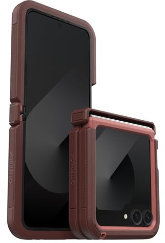 OtterBox Defender XT Case for Samsung Galaxy Z Flip7 FE/Z Flip6, Shockproof, Drop proof, Ultra-Rugged, Protective Case, 4x Tested to Military Standard, for foldable phones, Red