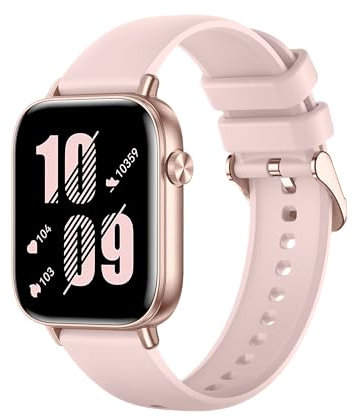 Iaret Montre Connectée Femme, 4 Bracelets, 1.83 Smartwatch, Fonction Féminine, Appels HD, 110+ Modes Sport, Podometre, Moniteur Cardiaque/SpO2/Sommeil, Compatible iPhone/Android, Cadeau