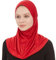 Amira Hijab Kopftuch Damen Muslimisch - Bordeaux Instant Kopftuch - Ready To Wear Schal - One Piece Amira Hijab Schal - Kopftücher Für Damen - Moderne Islamische Hidzab Kopftücher (Bordeaux)