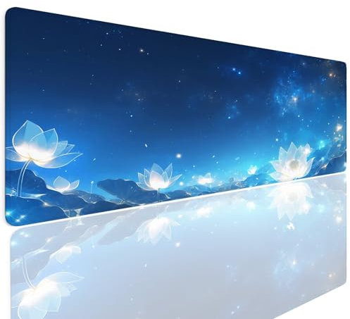 Tapis de Souris Gamer Beauty Grand Tapis de Souris Gaming XXL 1600x800x4mm Mouse Pad Mat Antidérapant et Imperméable Sous-Main Bureau Gamer Large Multifonction Mousepad Haute Précision et Vitesse 4-94