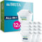 MAXTRA PRO All-in-1 Filter Cartridges Filters Micro Contamination Improves Drinking Water Quality - Pack of 12
